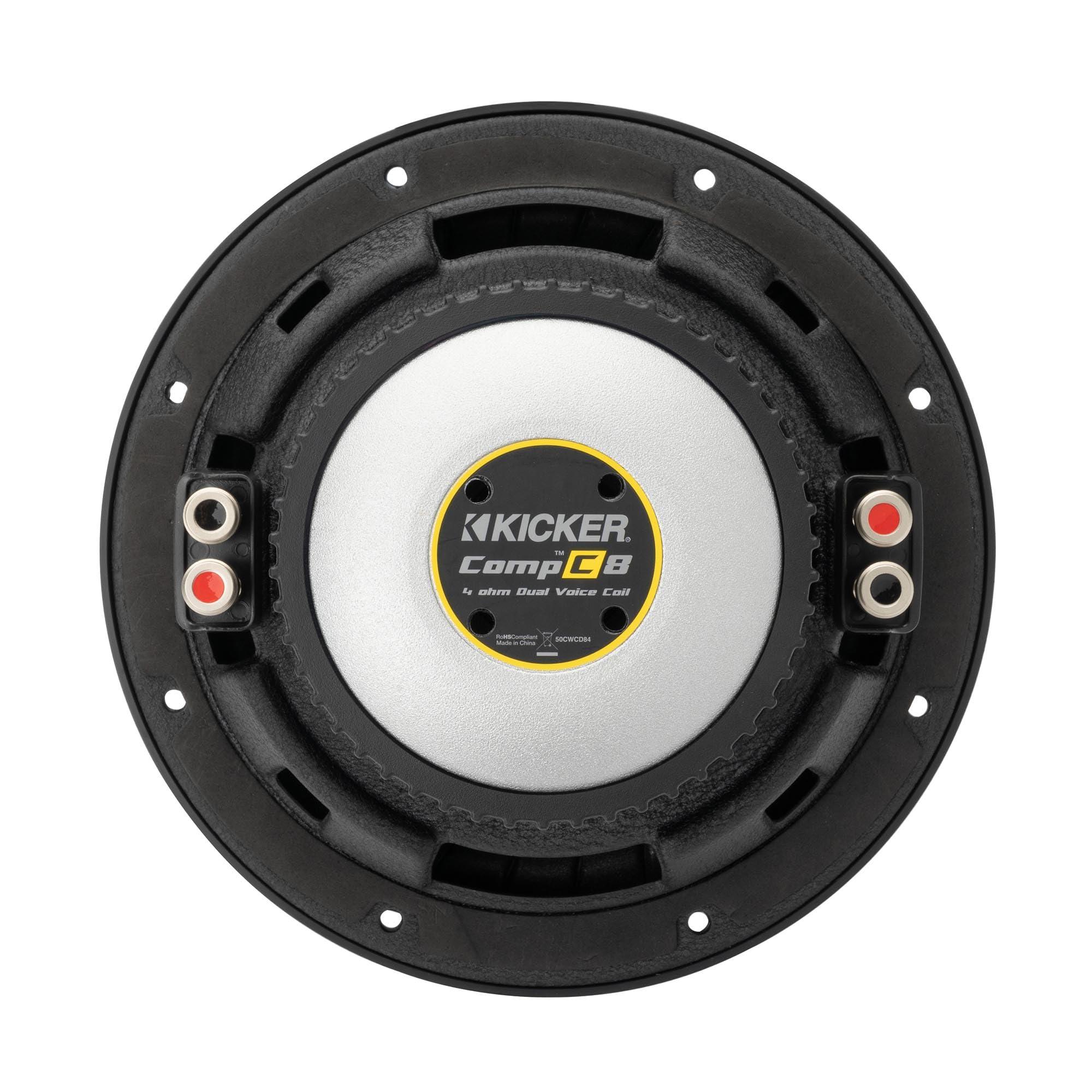 KICKER Kicker CWCS84 CompC 8" Subwoofer Single Voice Coil 4-Ohm