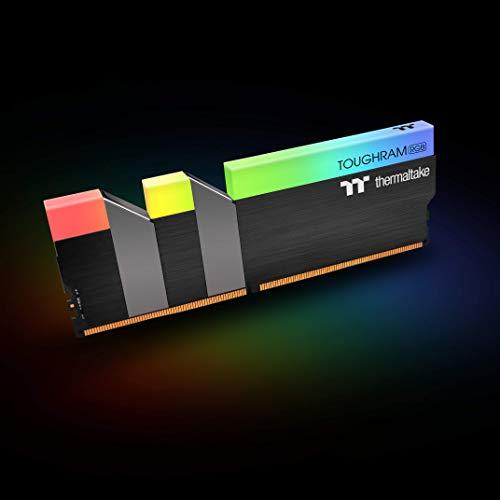 Thermaltake Thermaltake TOUGHRAM RGB DDR4 3600MHz 16GB (8GB x 2) 16.8 Million Color RGB Alexa/Razer Chroma/5V Motherboard Syncable RGB Memory R009D408GX2-3600C18B