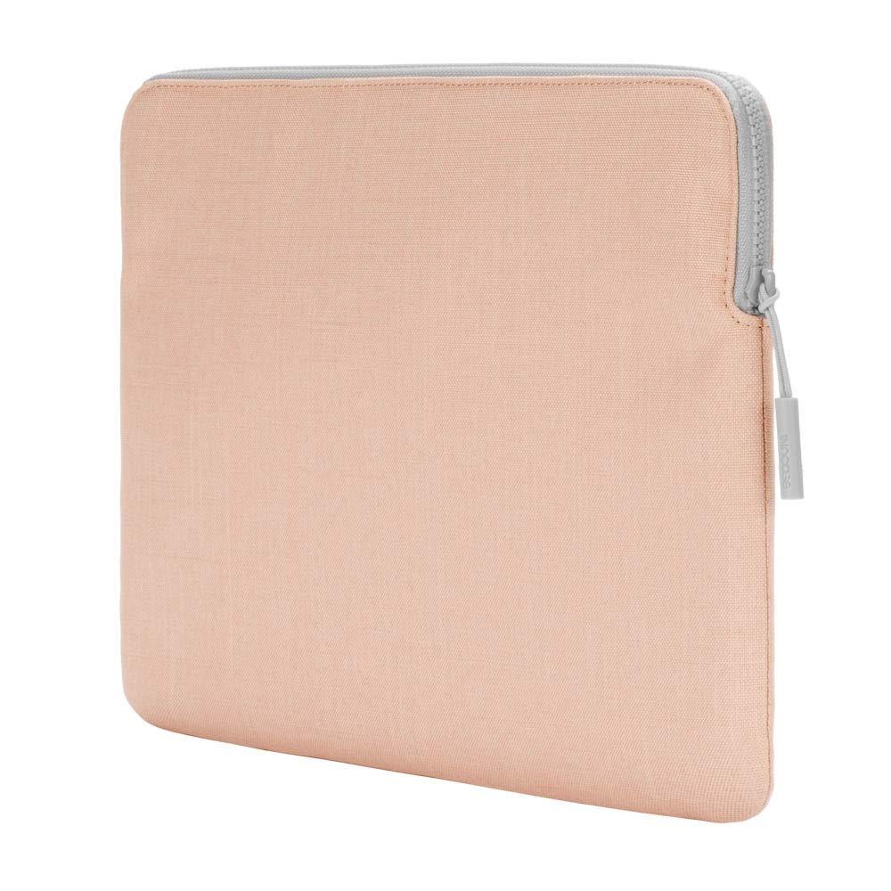 Incase Designs Incase Slim Sleeve with Woolenex for 13\" MacBook/Laptop and iPad/Tablet - Padded Carry Case with Faux Fur Lining, Protective Cover, Vislon Zipper for Easy Access, Durable - Blush Pink