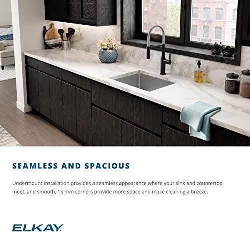 Elkay Elkay ECTRU30179RT Crosstown Single Bowl Undermount Stainless Steel Sink