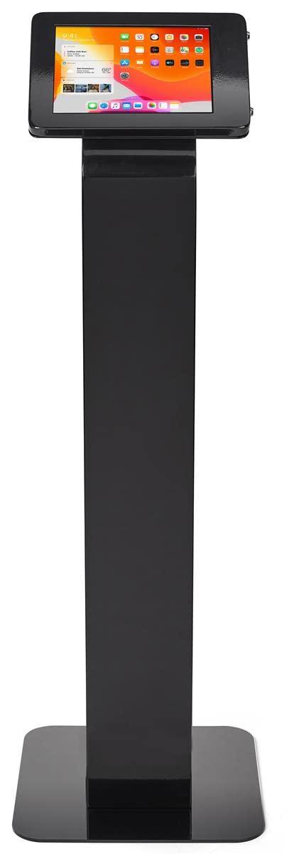 Displays2go Displays2go Navigator Series Tablet Floor Stand Compatible with iPad 10.2, Meets ADA Height and Reach - Black (ADAIP102BK)