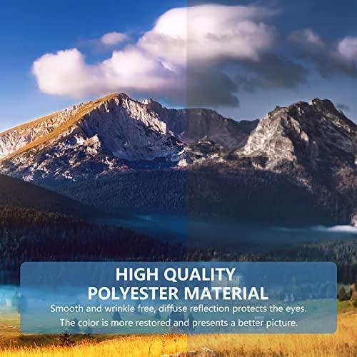 HOIN Projector Screen and Stand 150 inch 16:9 HD 4K Large Outdoor Projector Screen Portable Projection Movie Screen with Carry Bag for Home Theater Backyard Cinema Travel Foldable Anti Crease Windproof