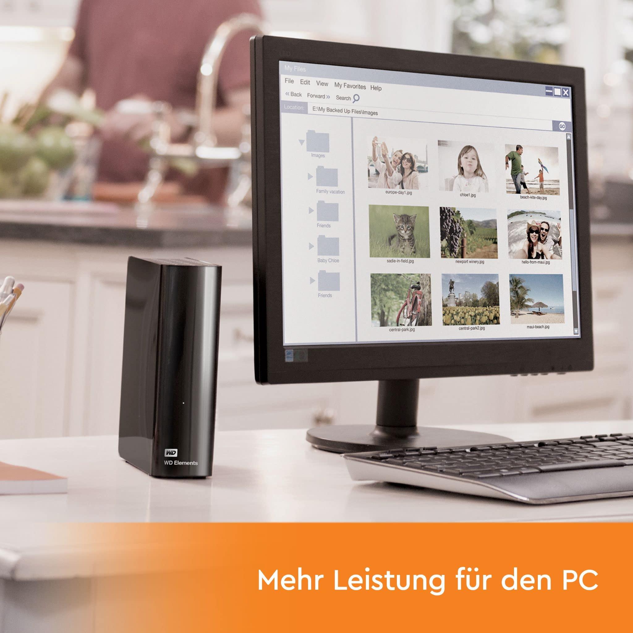 WD Western Digital 14TB Elements Desktop External Hard Drive - USB 3.0