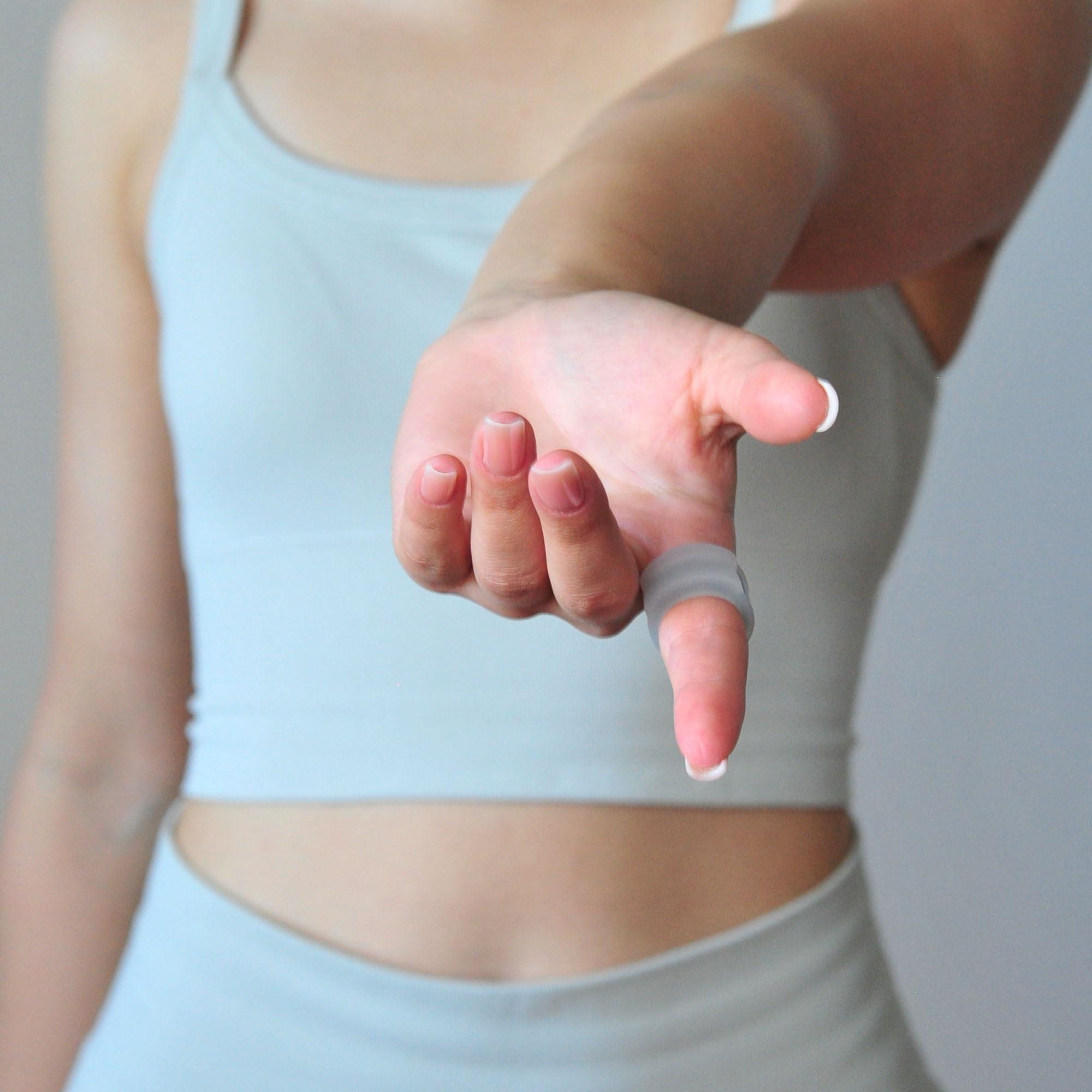 Rinfit Rinfit Smart Ring Protector - Silicone Ring Enhancer for Active Lifestyle and Gym - SportFit U.S. Design Patent - Frosted, Size 9