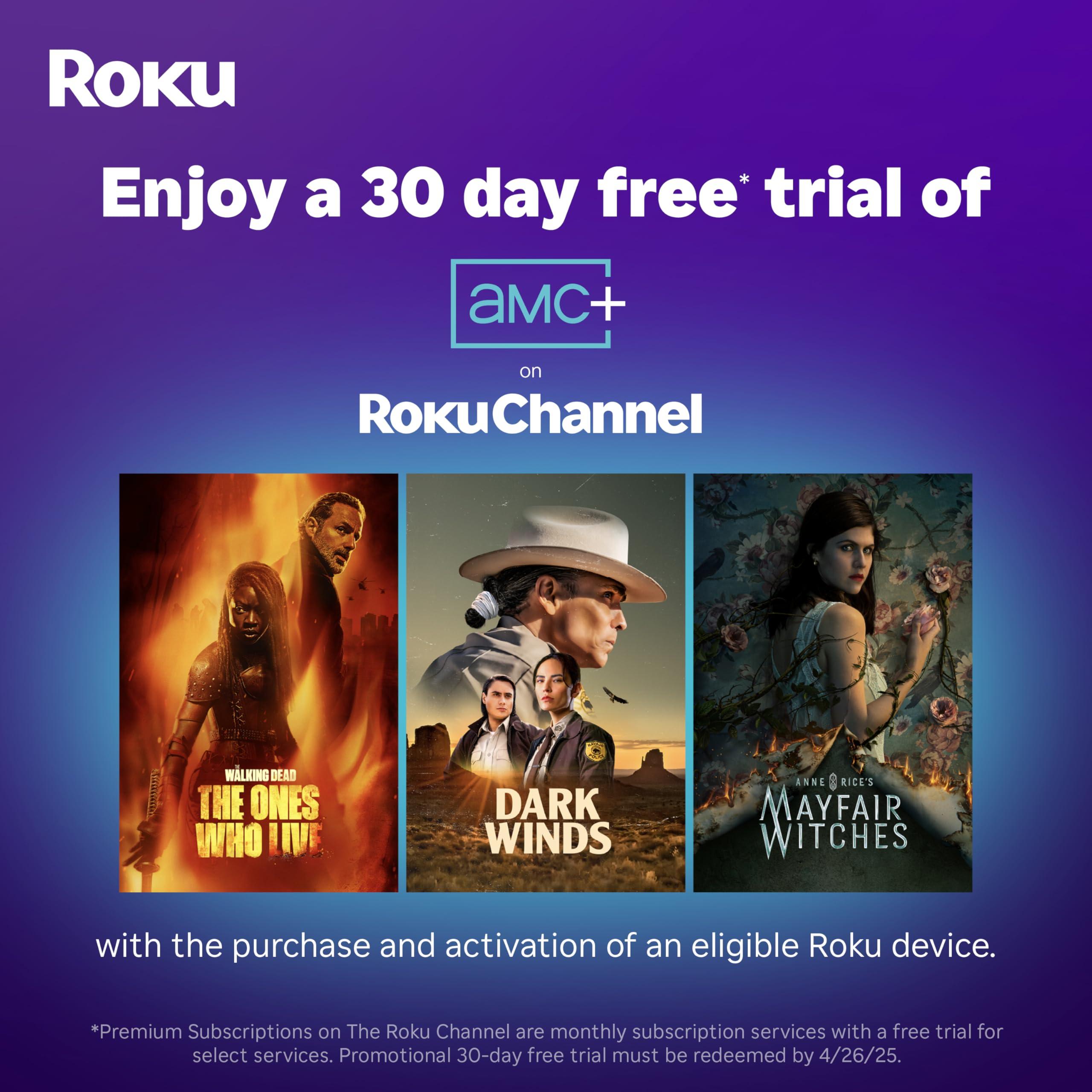 Roku Roku Smart TV 43-Inch Select Series 4K HDR RokuTV with Roku Enhanced Voice Remote, Brilliant 4K Picture, Automatic Brightness, & Seamless Streaming Live Local News, Sports, Family Entertainment