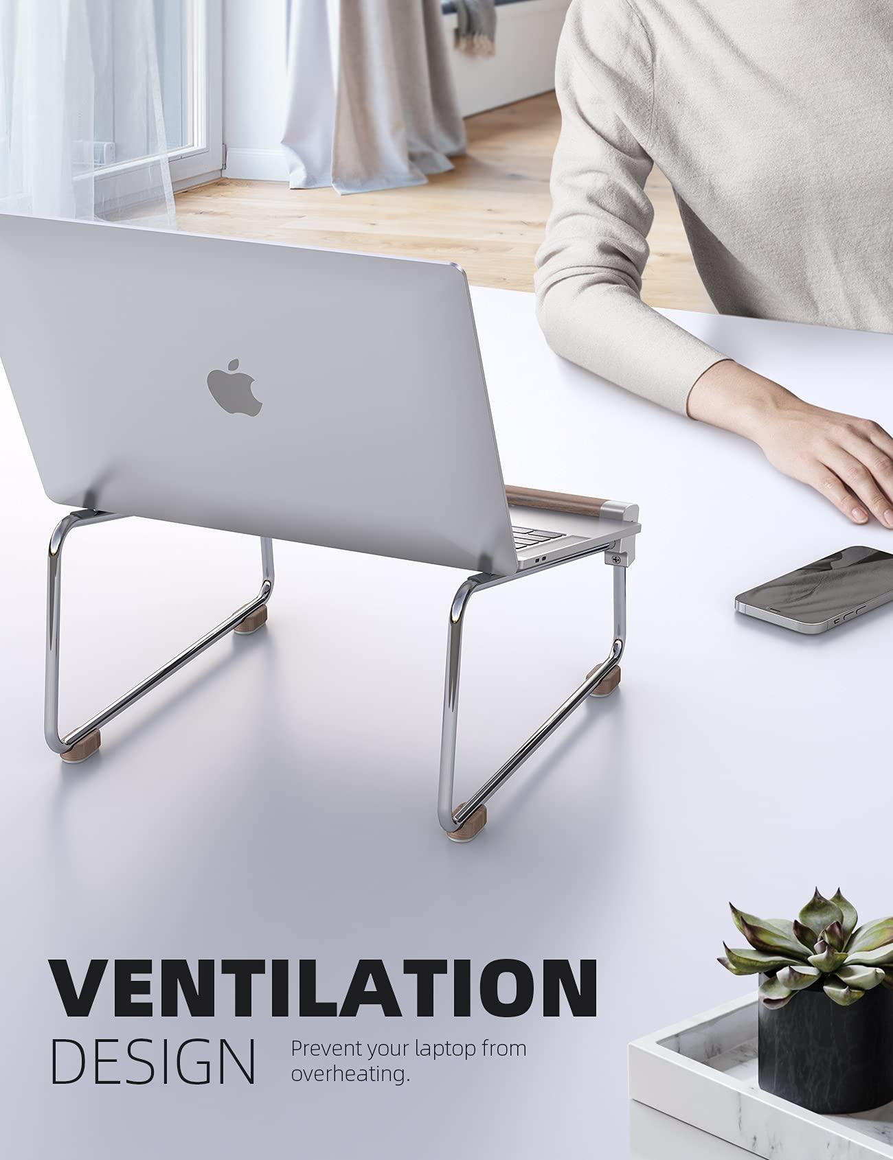 Lamicall Lamicall Tripod Tablet Stand and Wooden Laptop Stand