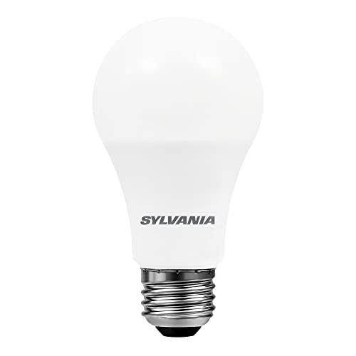LEDVANCE SYLVANIA LED Light Bulb, 75W Equivalent A19, Efficient 12W, Medium Base, Frosted Finish, 1100 Lumens, Daylight - 1 Pack (79293)