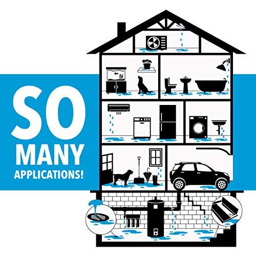 Quick Dam Quick Dam QD65-1 Water-Activated Flood Barrier-5 Feet-1/Pack, 5-ft, Black