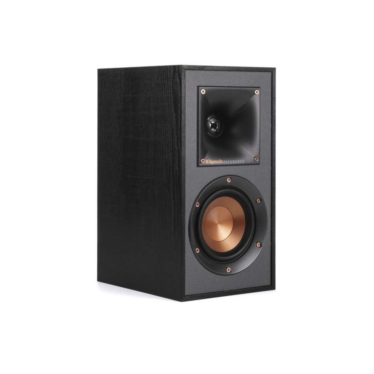 Klipsch Klipsch Reference 5.0 Home Theater System with 2X R-610F Floorstanding Speaker, R-52C Center Channel Speaker, 2X R-41M Bookshelf Speaker and RX-V385 5.1-Channel Receiver, Black