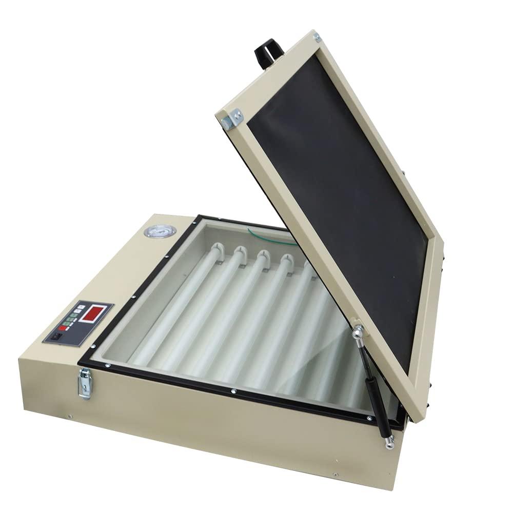 HayWHNKN HayWHNKN Vacuum UV Exposure Unit LED 23.6 * 27.6inch Exposure Area for Screen Printing Exposure with Digital Timer