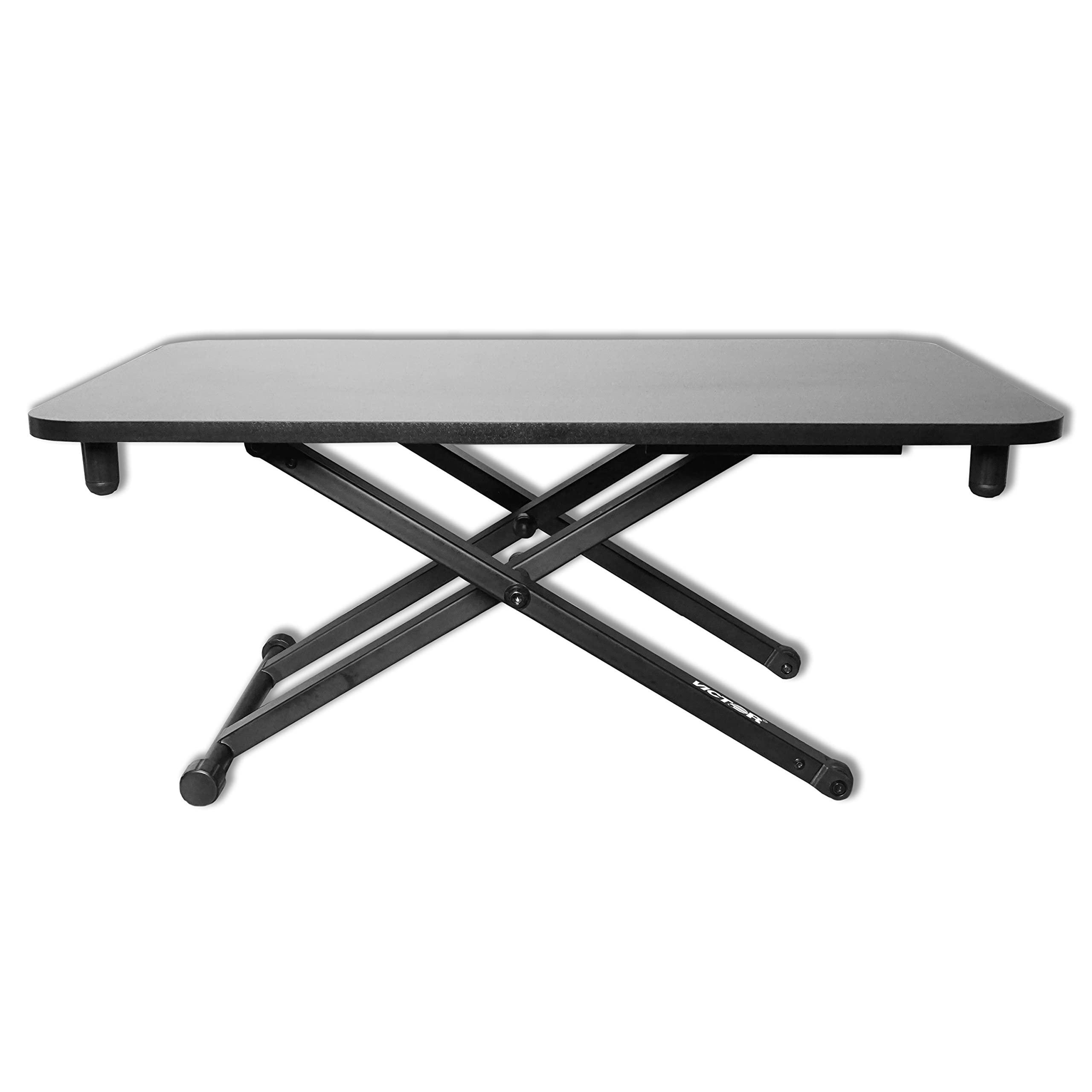 Victor Victor DCX129 High Rise Collection Adjustable Standing Desk for Laptops 29x18.5 Black