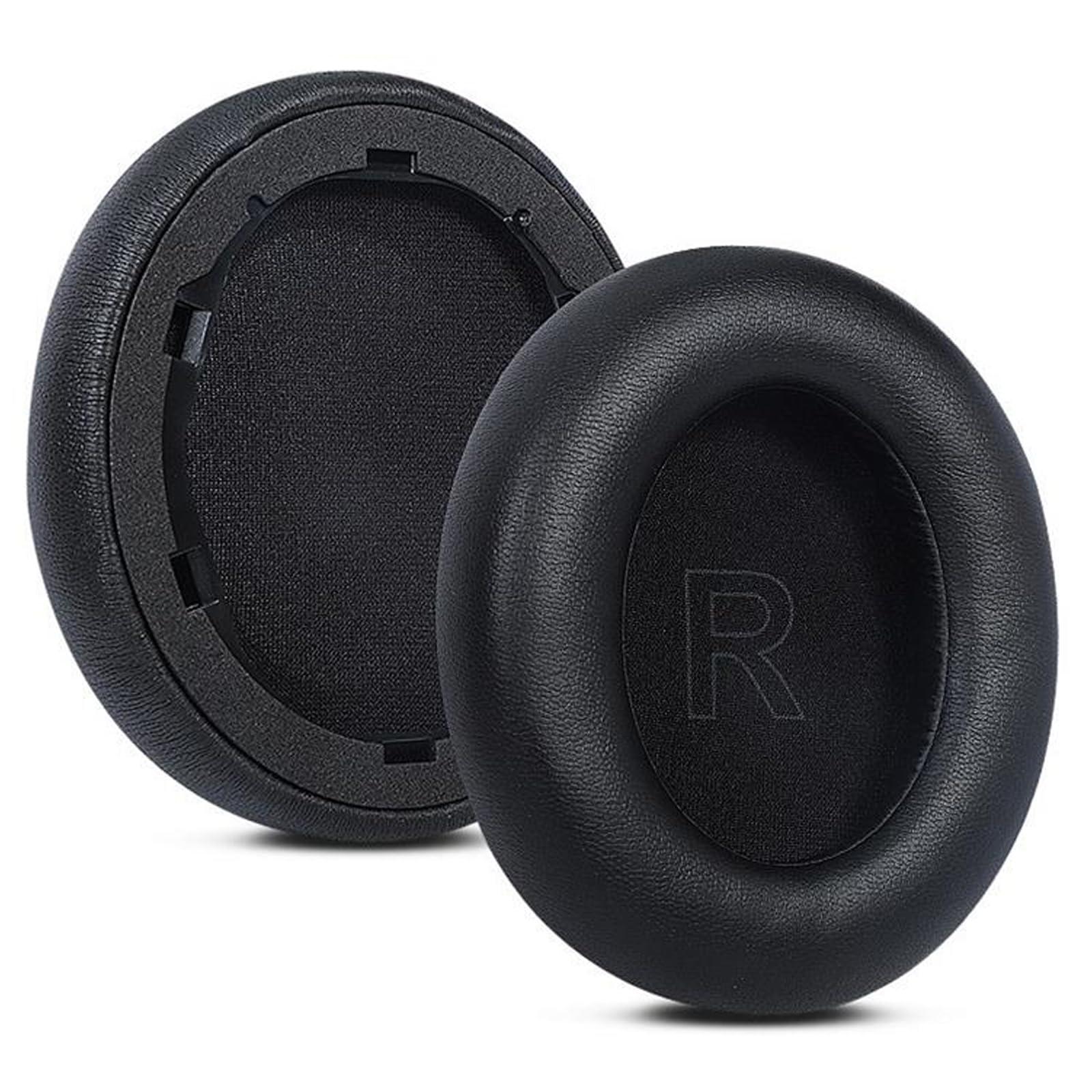 HONCUANWS Soundcore Life Q30 Replacement Ear Pads Life Q30 Earpads Cushions Ear Cups Cover Muffs Compatible with Soundcore by Anker Life Q30/Q35 Headphones. (Black)