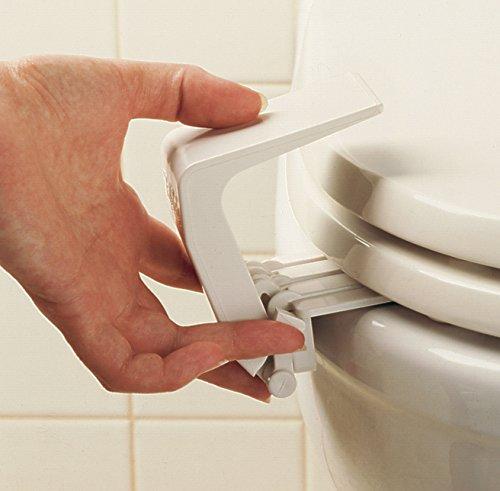 Mommy's Helper Mommy's Helper Lid-Lok Toilet Seat Safety Latch, White, 1-Pack