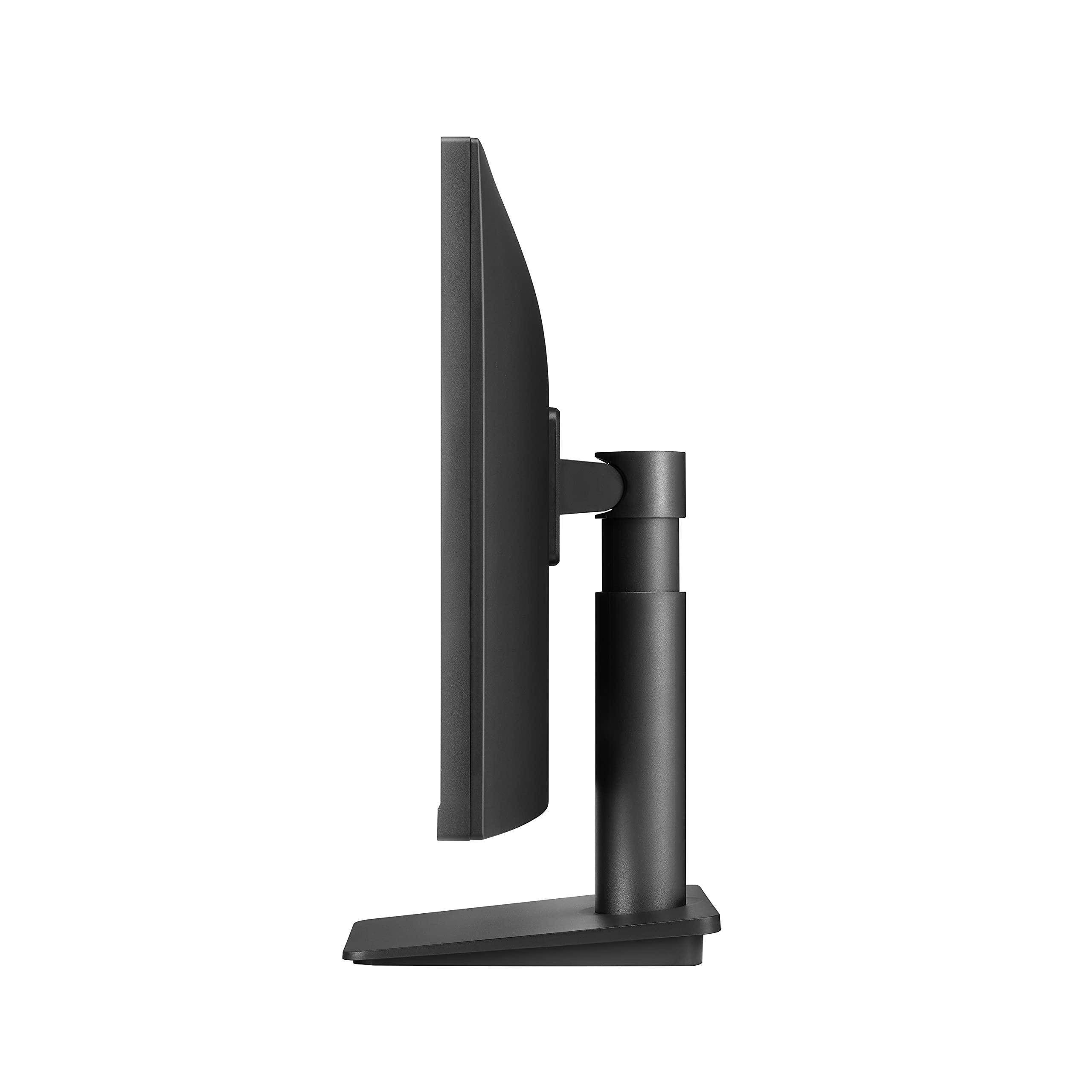 LG LG FHD (1920 x 1080) 27 Inch Computer Monitor, IPS, AMD FreeSync, 3-Side Borderless Design, Tilt/Height Adjustable Stand, 75Hz, 5ms, OnScreen Control, HDMI, DisplayPort, D-Sub, 27MP450-B, Black