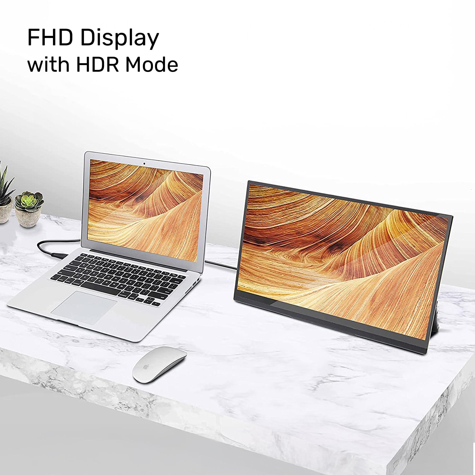 SideTrak SideTrak Solo Pro 15.8\" Portable Monitor for Laptop | FHD 1080P LED IPS Dual Display w/Anti-Glare Screen, USB & Mini HDMI, Laptop Monitor Extender for Mac, PC, Chrome, HDR & Speakers