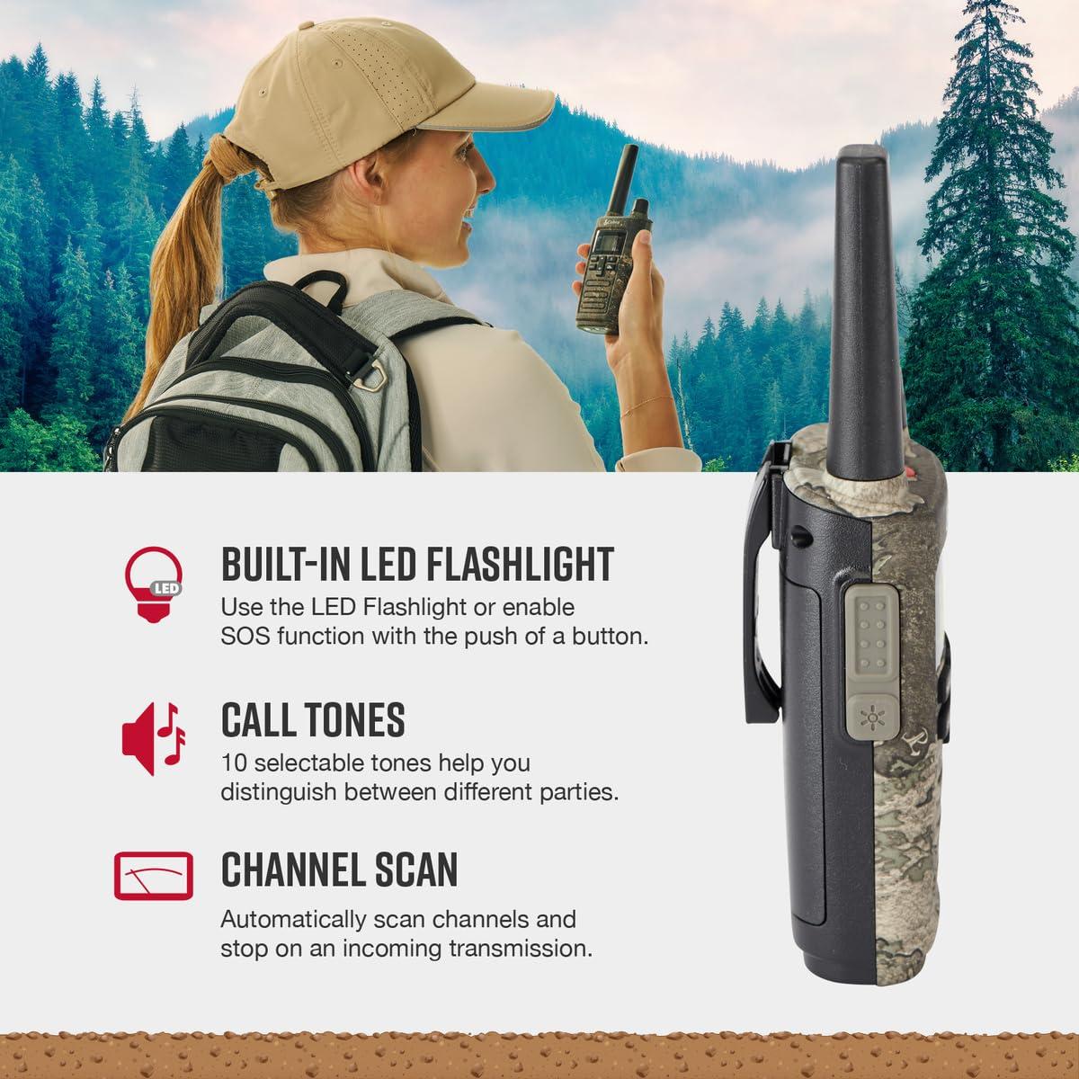 Cobra Cobra 32-Mile, Rugged Two-Way Radio, Truetimber Strata, 2 Pack