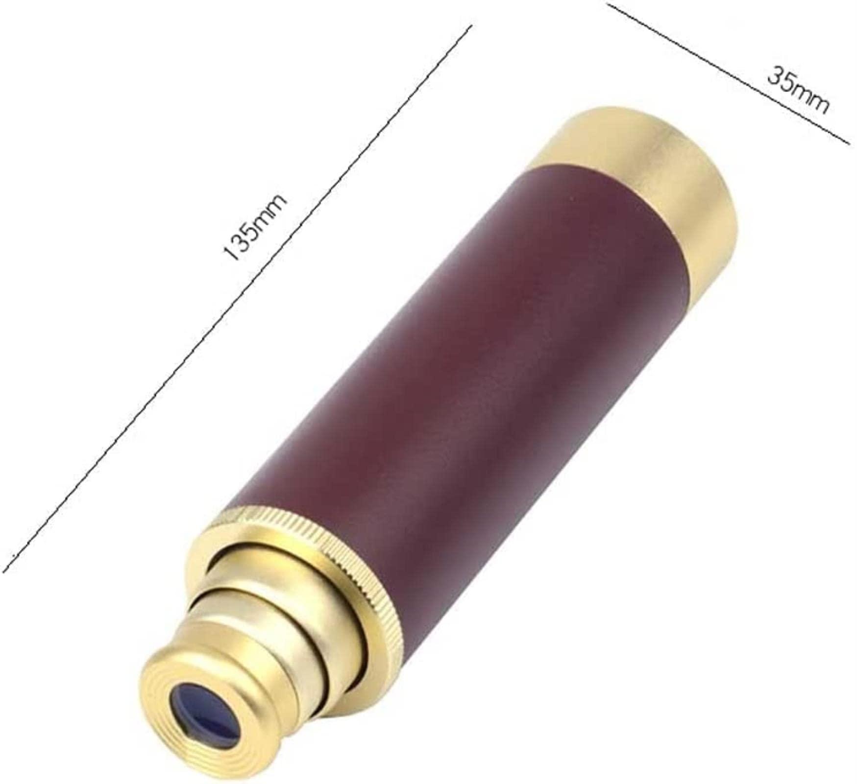 TSMBIKE TSMBIKE Monocular Telescope Monoculars for Adults 25x30mm/25X40mm Mini Pocket Foldable Waterproof Retro Vintage Telescope for Kids Adults