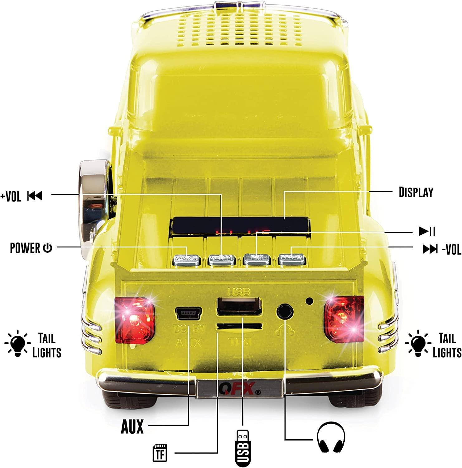 Audiobox Audiobox 1953 Chevy 3100 Pickup Truck Replica Vintage Bluetooth Speaker TWS, USB, FM, TF (Black Hot Rod)