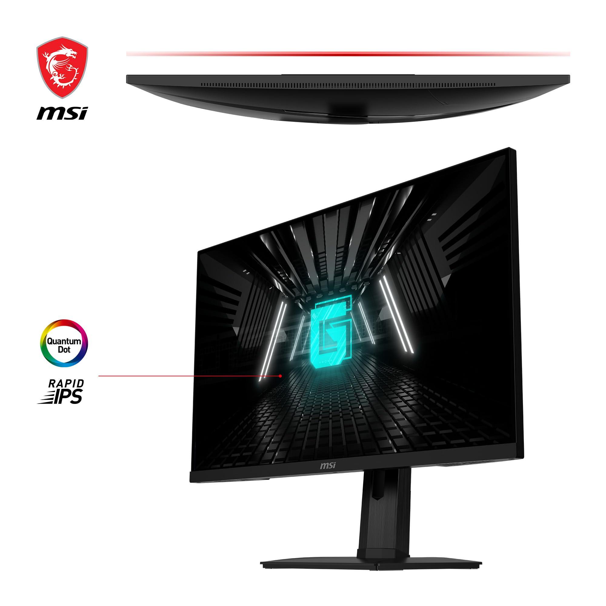 MSI MSI G274QPF-QD, 27" Gaming Monitor, 2560 x 1440(QHD), IPS, 170Hz, FreeSync Premium, HDR400, HDMI, Displayport, USB C, Tilt, Black