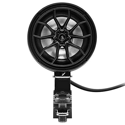 GoHawk GoHawk TS3-Q Gen.3 Motorcycle Weatherproof Bluetooth Speakers 7/8-1.25 in. Handlebar Mount MP3 Music Player Sound Audio Stereo Amplifier System ATVs Golf Cart AUX, USB, Micro SD, FM Radio, 4-Speaker