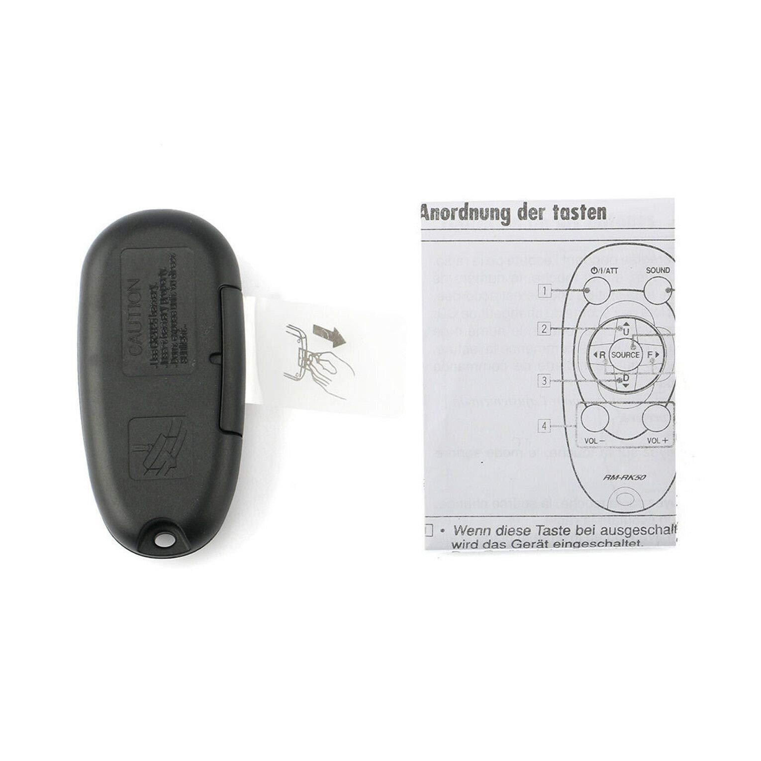 RJMom New RM-RK50 Replace Remote fit for JVC Car Stereo RM-RK52 KD-A625 KD-A725 KD-A805