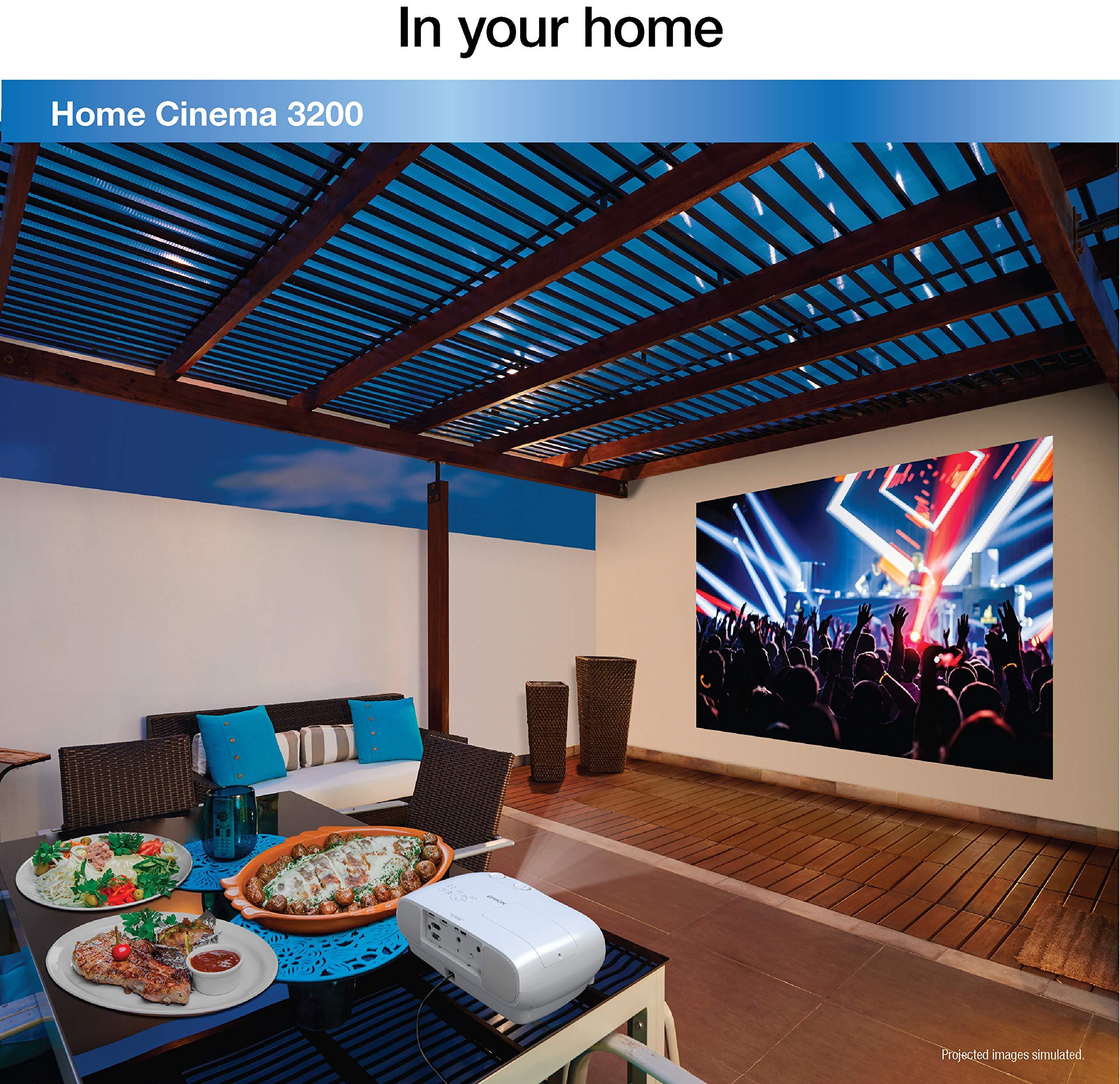 Epson Epson Home Cinema 3200 4K PRO-UHD 3-Chip Projector with HDR