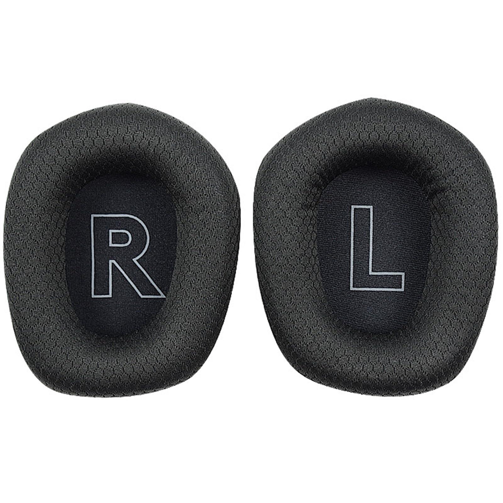 JULONGCR G733 Earpads Replacement G733 Ear Pads Ear Cups Ear Cushions Muffs Cover Parts Compatible with Logitech G733 G335 G 733 Gaming Headset. (Black Pads)