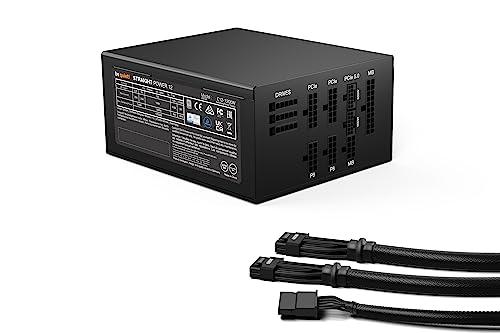 be quiet! be quiet! BN517 Straight Power 12-1200w 80 Plus Platinum, ATX 3.0, Modular Power Supply, for PCIe 5.0 GPUs and GPUs with 6+2 pin connectors, Silent 135mm be quiet! Fan - BN517