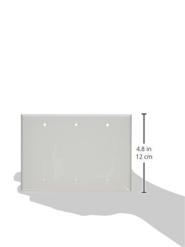 Leviton Leviton 80735-W WH WP 3G BLANK STD SIZE BOX MNT NYLON