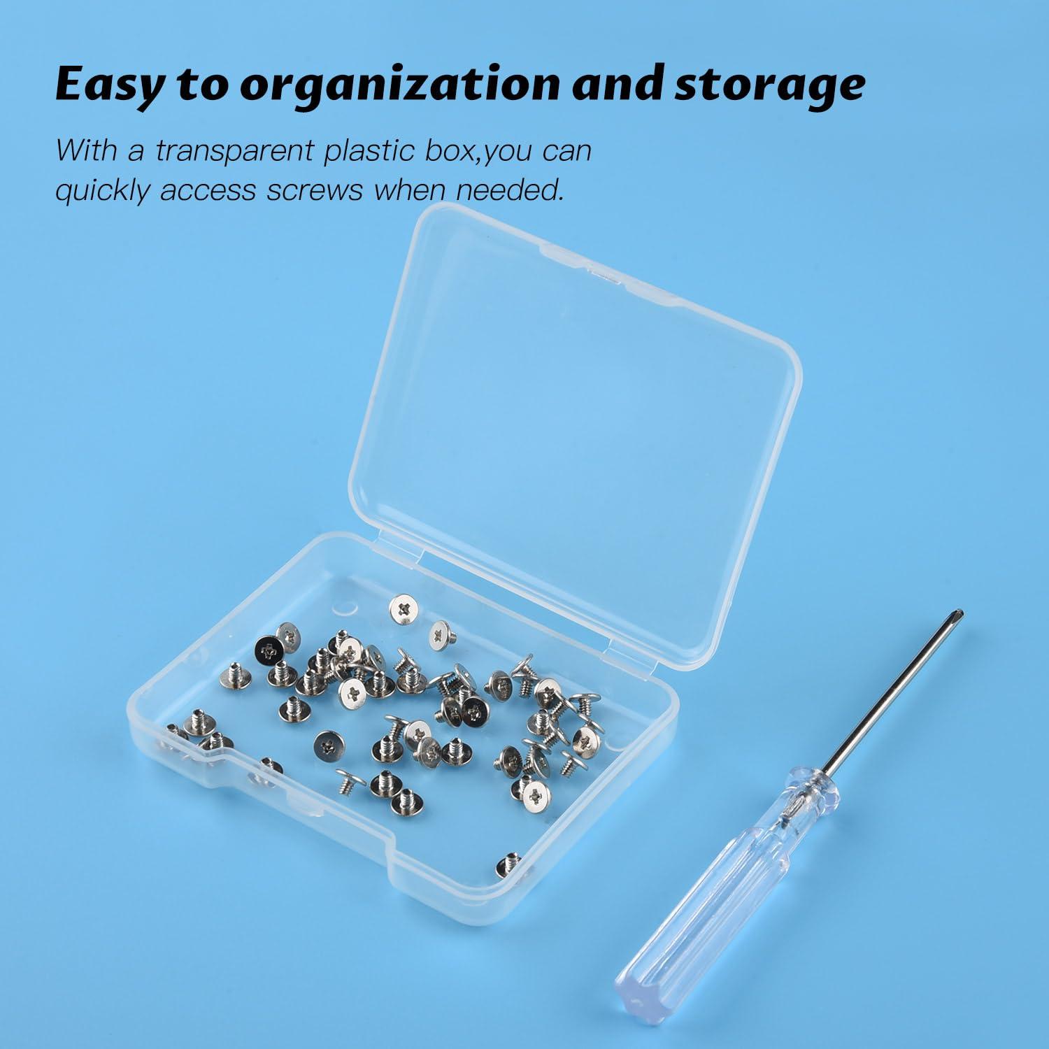 WLXTREE M.2 SSD Mounting Screws Kit,50PCS PCIE NVME M.2 Screws for M.2 NVME SSD Mounting