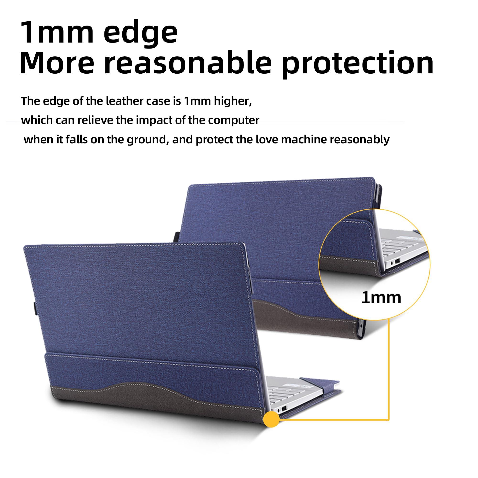 VEVOOD Laptop Case for HP Envy x360 Convertible 15-inch Laptop 15-es2026nr|15-es2010nr 2022|15-eu1026nr| 15-es2000 Series 15.6inches Notebook Sleeve Detachable Protective Back Shell (Blue)