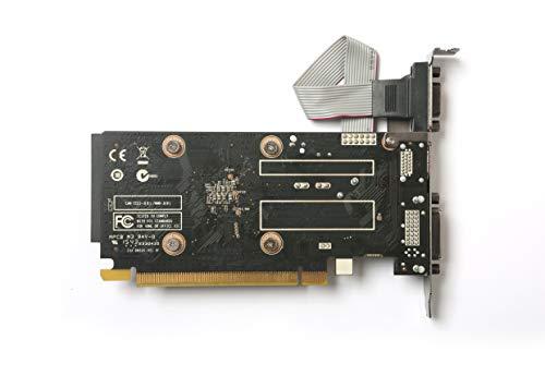 ZOTAC ZOTAC GeForce GT 710 2GB DDR3 PCI-E2.0 DL-DVI VGA HDMI Passive Cooled Single Slot Low Profile Graphics Card (ZT-71302-20L)