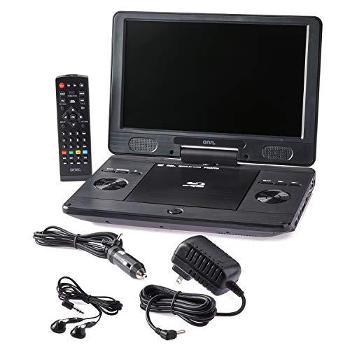 onn ONN 11\" HD Display Portable Blu-Ray/DVD/CD Media Player with HDMI/USB/Ethernet/Ports and SD/MMC Card Reader 100009768