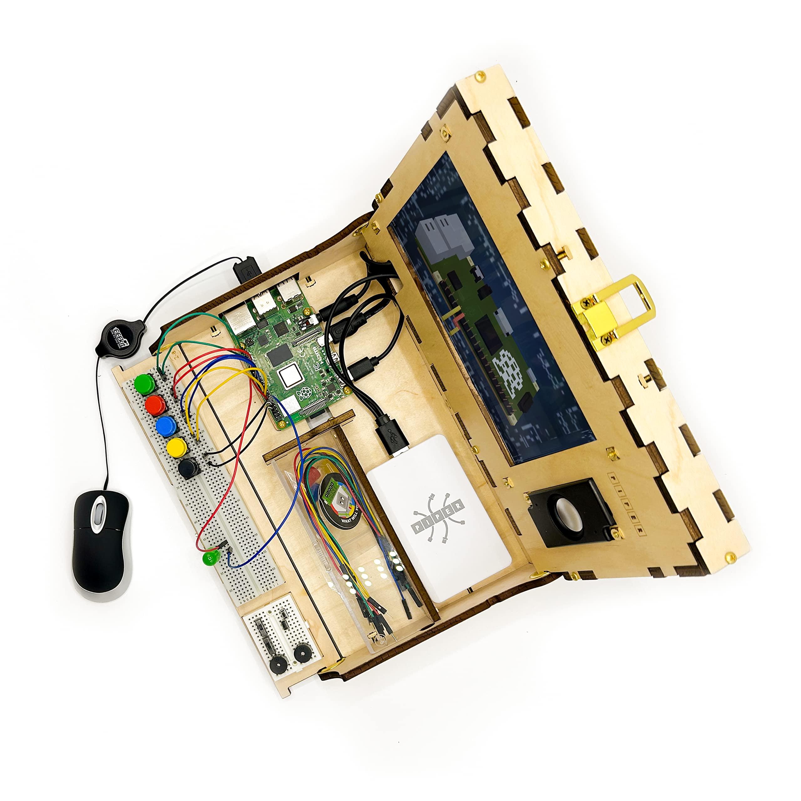 Piper Piper Computer Kit: Award-Winning Build-A-Computer Age 8+ STEAM Learning, with Raspberry Pi, Drag-n-Drop Coding, StoryMode, Games, Python, and Amazing Projects!