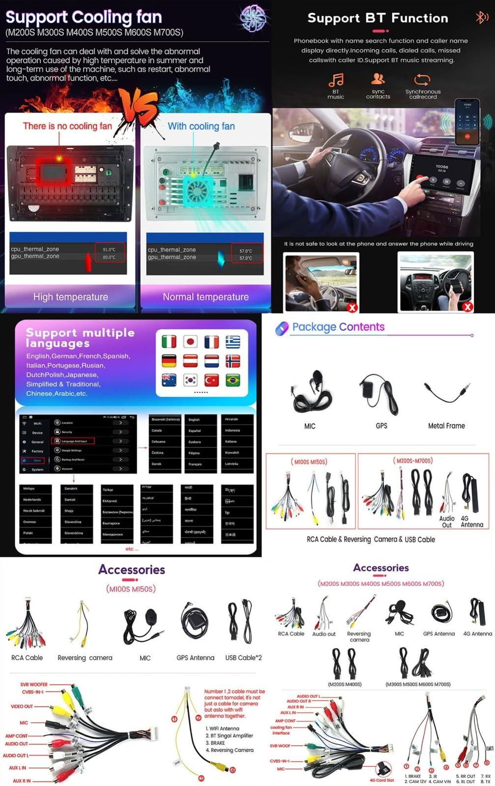 PLOKM PLOKM 2 Din Android 12 Car Stereo 9'' Car Radio Headunit for V-Auxhall O-Pel Mokka 1 2012-2016 GPS Navigation Player FM BT with 4G 5G WiFi SWC DSP RDS Carplay M150S