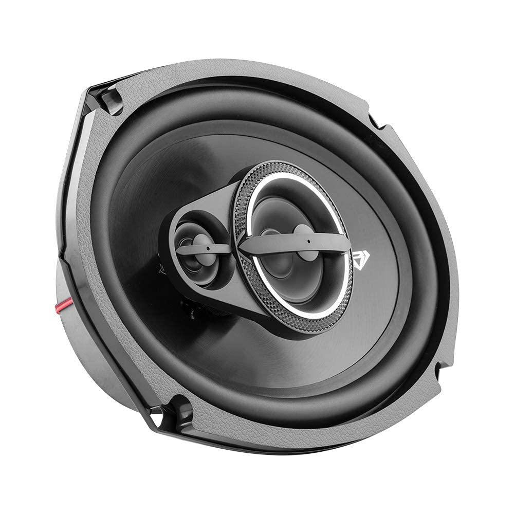 BLACK DIAMOND BLACK DIAMOND DIA-69.3 6 x 9 Coaxial Car Speakers 3 -Way 270 Watts 4-Ohm Car Audio Stereo System 6x9 Speakers - Removable Grill Included (Sold in Pairs)