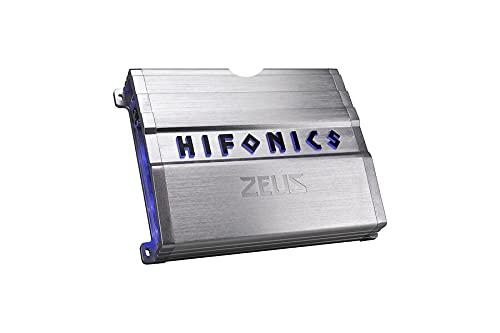 Hifonics Hifonics ZG-600.4 Zeus Gamma 4 Channel Super A/B Class 600 Watt Car Audio Sound System Subwoofer Speaker Amp Amplifier with Gravity Magnet Phone Holder and 4 Gauge Kit Blue Bundle