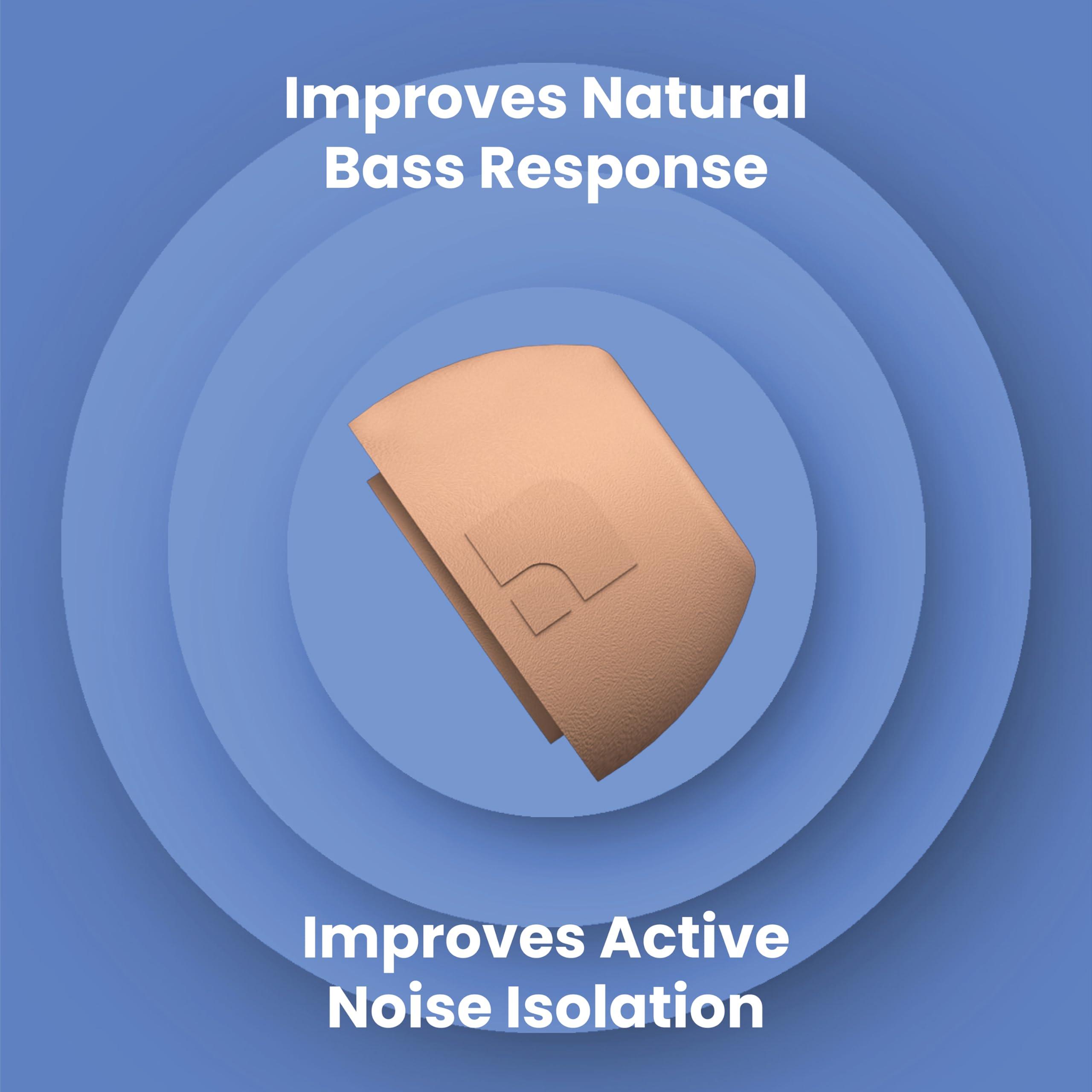 AutoLine Pro Foam Masters Ultra-Premium Memory Foam Ear Tips for AirPods Pro 1st & 2nd Gen | 3 Pairs | Black Magic Ver 6.0 | Secure | Comfort | Better Noise Cancel | Replacement Buds Peach, Assorted S/M/L