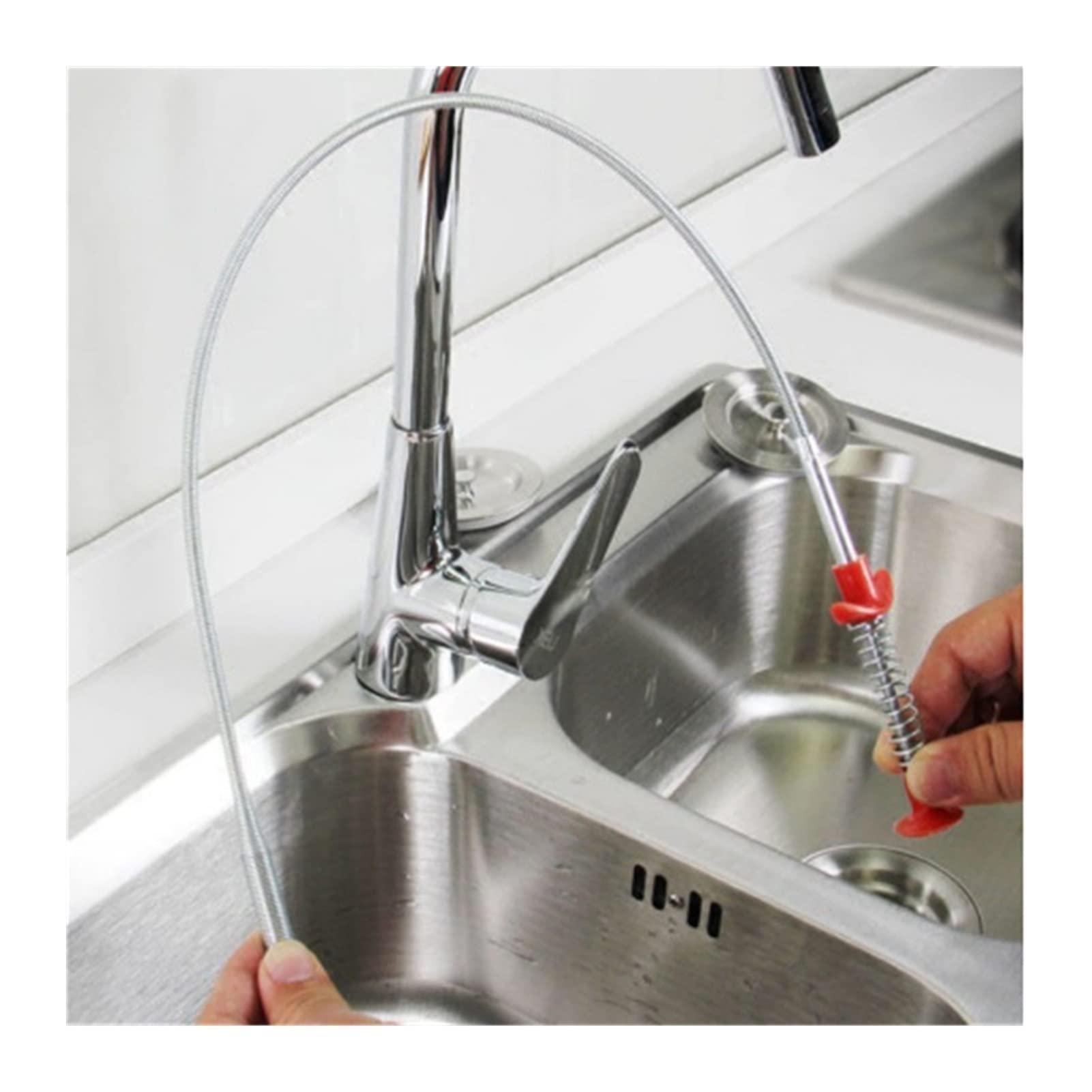 FHYTGBS FHYTGBS Spring Pipe Dredging Tools -Pipe Plunger Drain Unblocker Sticks Clog Remover Tools Household for Kitchen Sink Cleaner Accessories