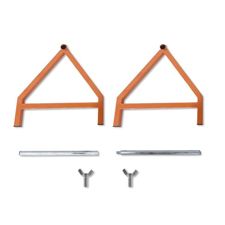 Wire Reel EIP Wire Caddy and 24" Wide Spool Rod | Portable Cable/Wire Spool Rack | Wire Reel Dispenser Heavy Duty Steel Welded Frame for up to 28" Diameter Spools | 220 lb Capacity | Heavy Duty knobs