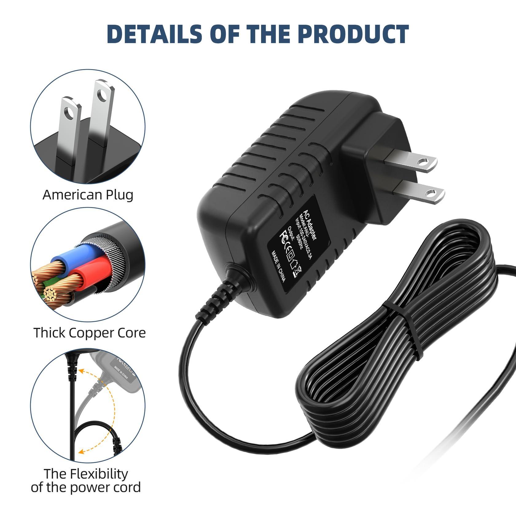 XMHEIRD XMHEIRD AC DC Adapter Charger for Littermaid LM980 Mega Self-Cleaning Litter Box Power