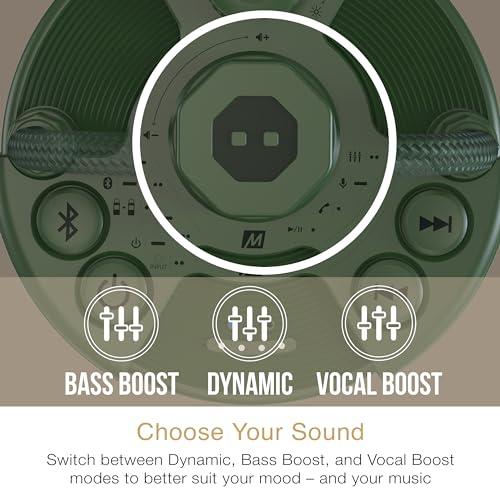 MEE audio MEE audio lightSPKR Bluetooth wireless speaker with camping lantern: 360 audio, 3 audio modes, 2 light colors & infinite brightness adjustment, IPX6 waterproof for indoor & outdoor use (Forest Green)