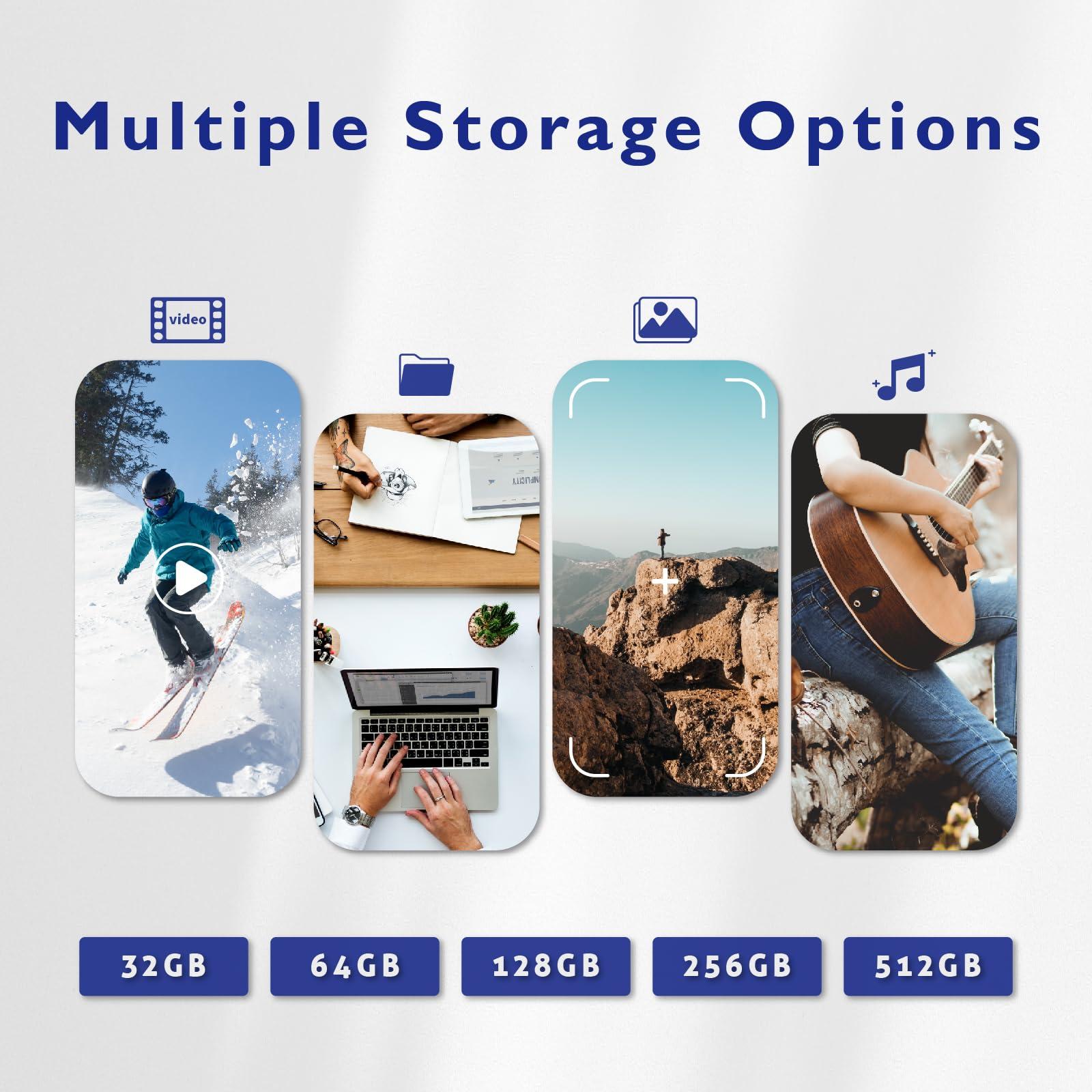 LinkMore LinkMore EJECT32 64GB USB 3.2 Flash Drive, Read Speed up to 100MB/s, Retractable Design Thumb Drive