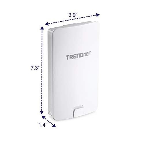 TRENDnet TRENDnet 14 DBI WiFi AC867 Outdoor Directional Poe Access Point, 14 DBI Directional Antennas, for Point-to-Point WiFi Bridging Applications, 5GHz, AC867, TEW-840APBO