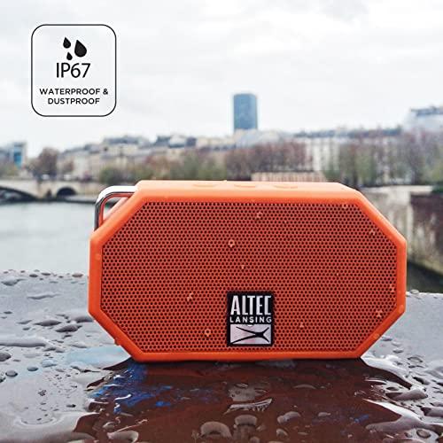 Altec Lansing Altec Lansing Mini H2O - Waterproof Bluetooth Speaker, IP67 Certified & Floats in Water, Compact & Portable Speaker for Hiking, Camping, Pool, and Beach