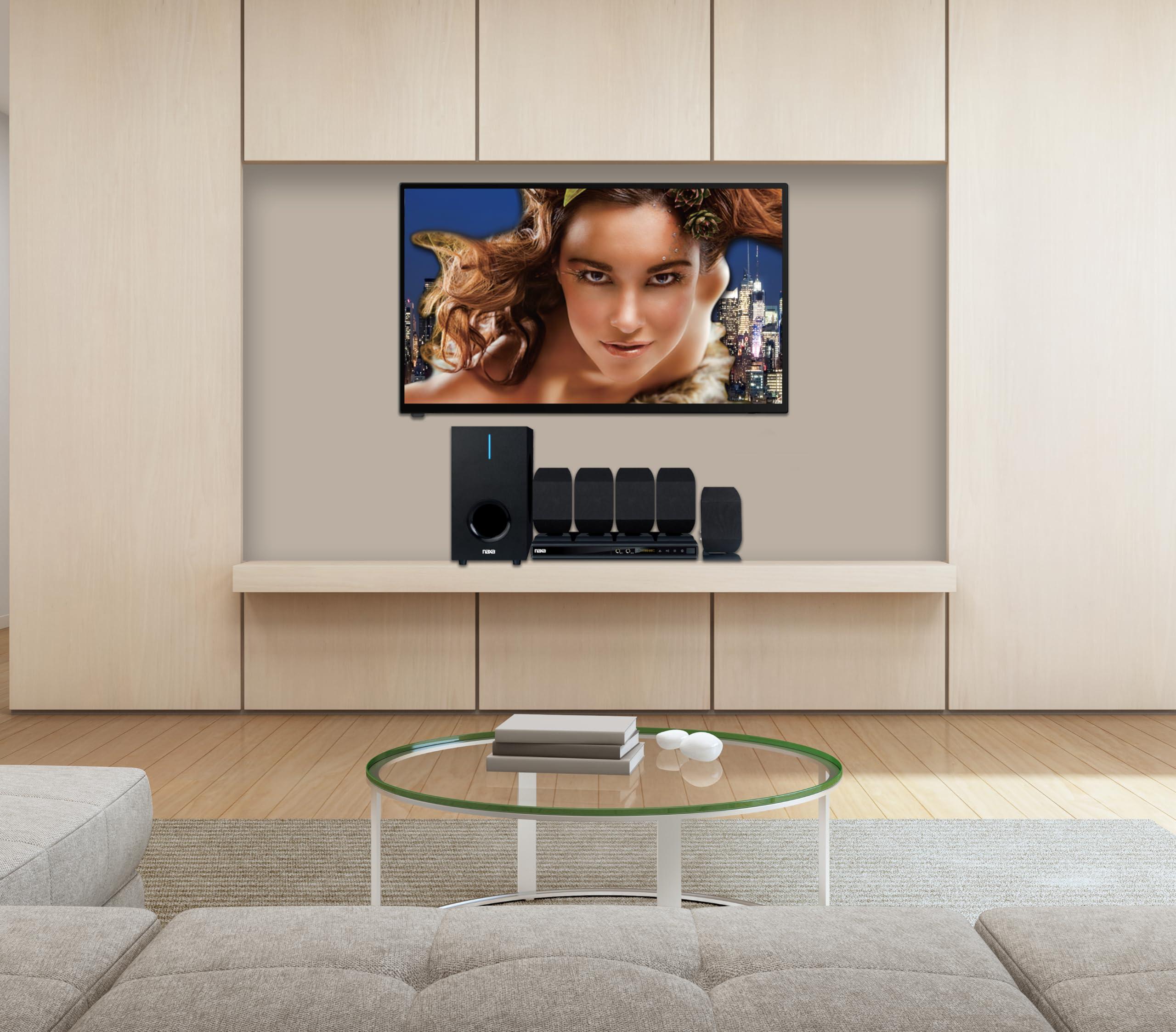 Naxa Electronics Naxa Electronics ND-864 5.1 Channel High-Powered Home Theater DVD & Karaoke Speaker System