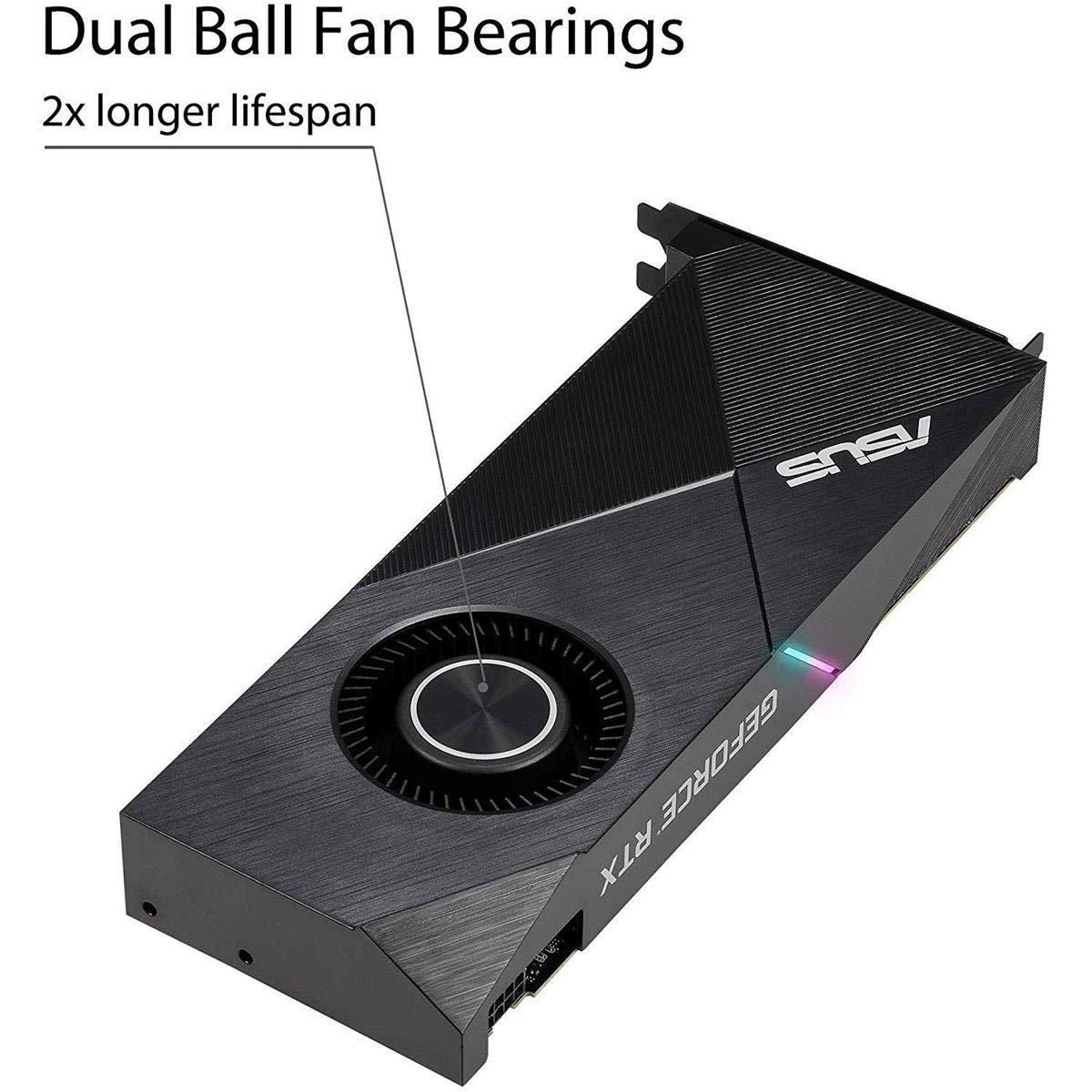 ASUS ASUS GeForce RTX 2060 Super 8G Turbo Edition GDDR6 HDMI DisplayPort Graphics Card (TURBO-RTX2060S-8G-EVO)