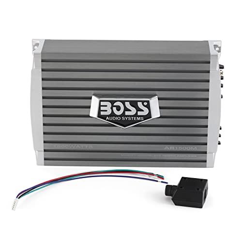 BOSS Audio Systems Boss Audio 1500 Watt Mono A/B MOSFET Power Car Amp + Remote | AR1500M (4 Pack)