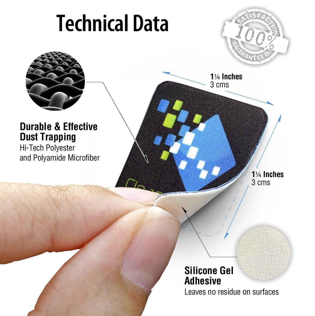 CLEAN SCREEN WIZARD Clean Screen Wizard Sticky Pad Cloth Cleaner for Your Lenses and Screens