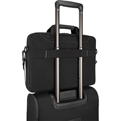 Targus Targus Laptop Bag Slim Briefcase for Laptops up to 15.6-inches Over-the-shoulder Laptop Bag Men Women Travel Laptop Bag for 12 13 14 & 15 inch Dell HP Lenovo Apple and Microsoft Laptops Black (TSS898)
